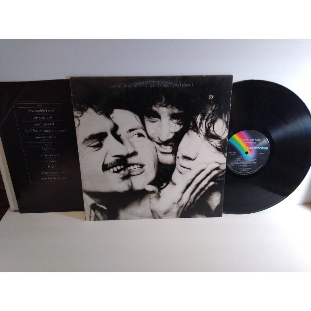 Grand Funk Railroad - Good Singin' Good Playin' LP Record 1976 MCA Rock 33RPM